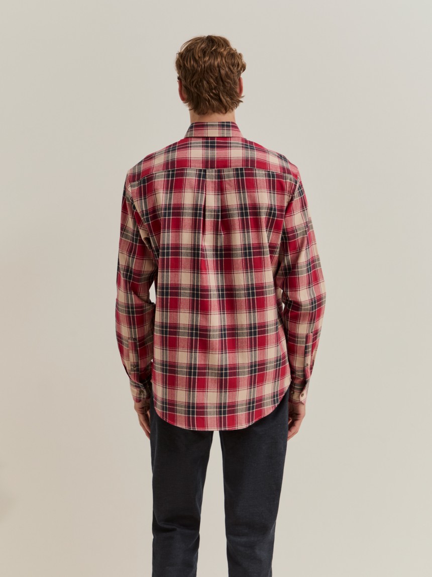 Camisa xadrez regular fit