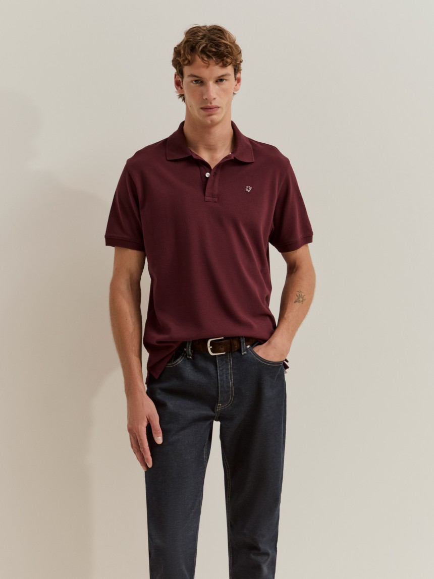 Polo de piqu� de algod�n