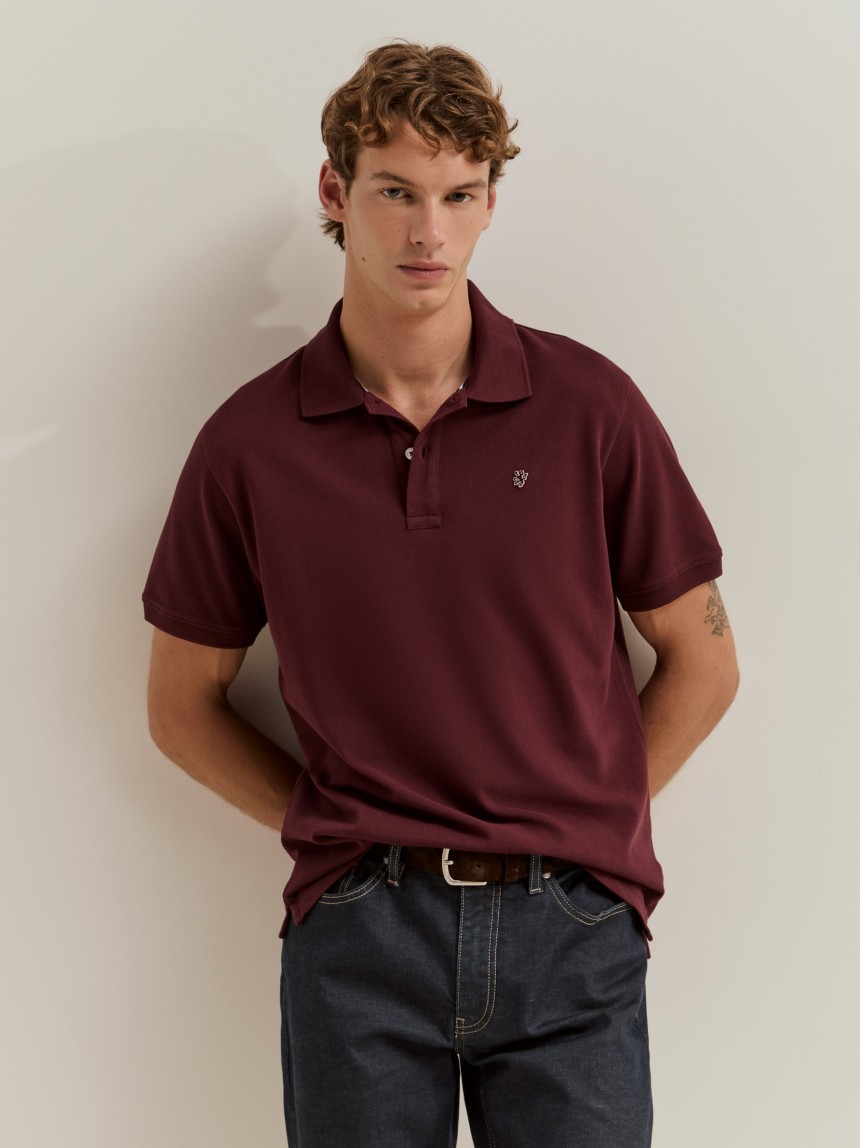 Polo piqu� de algod�o