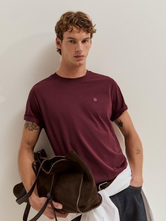 Camiseta b�sica de algod�n