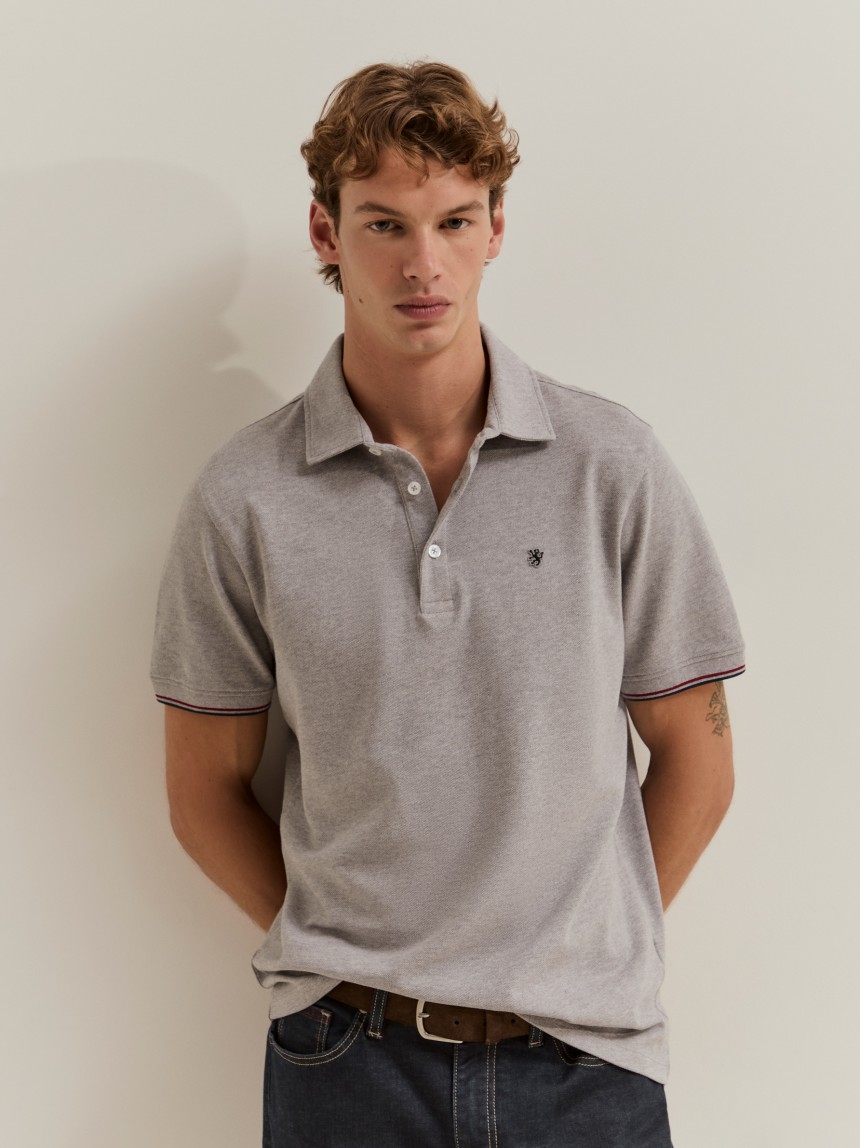 Polo piqu� de algod�o