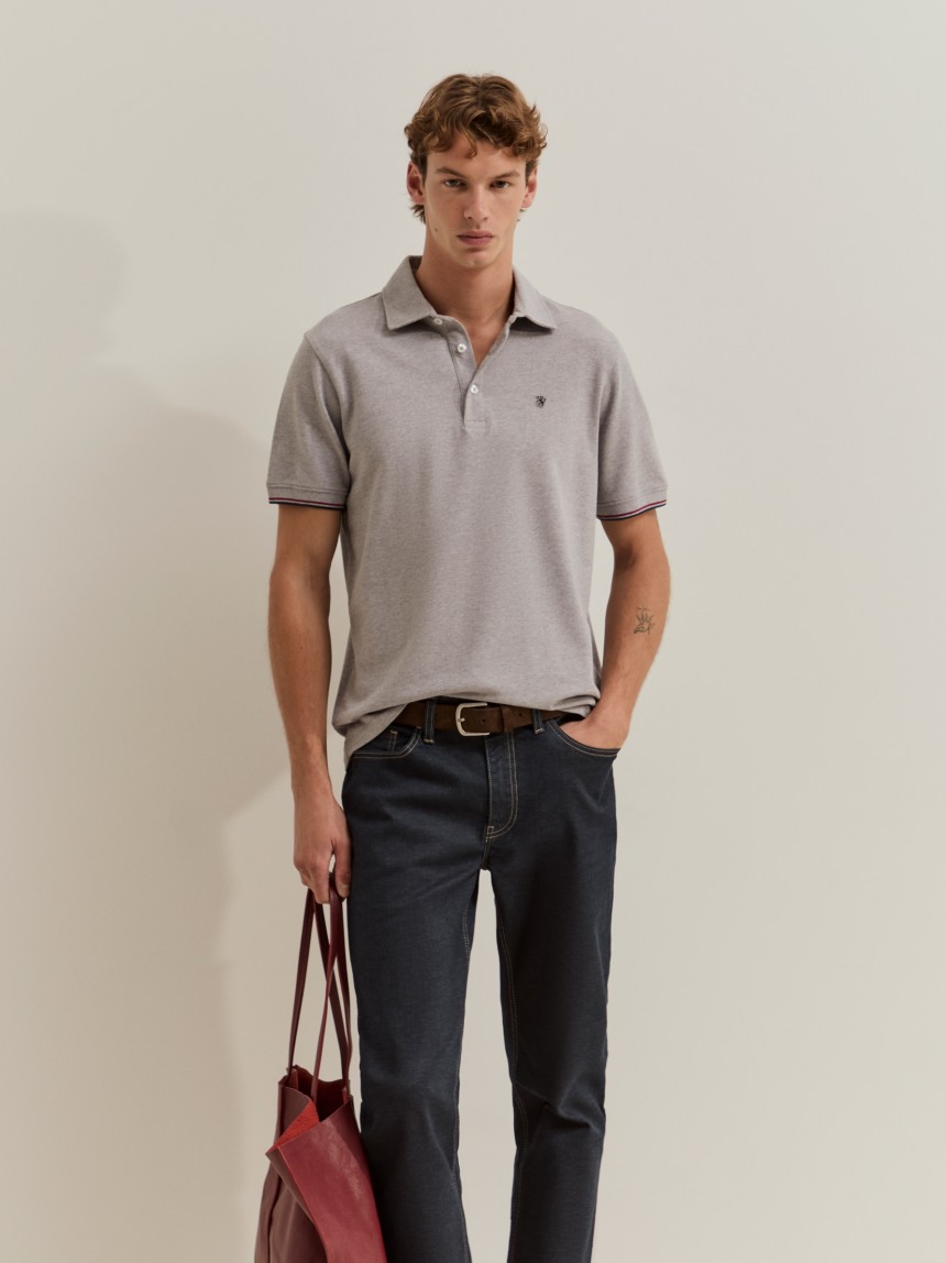 Polo piqu� de algod�o