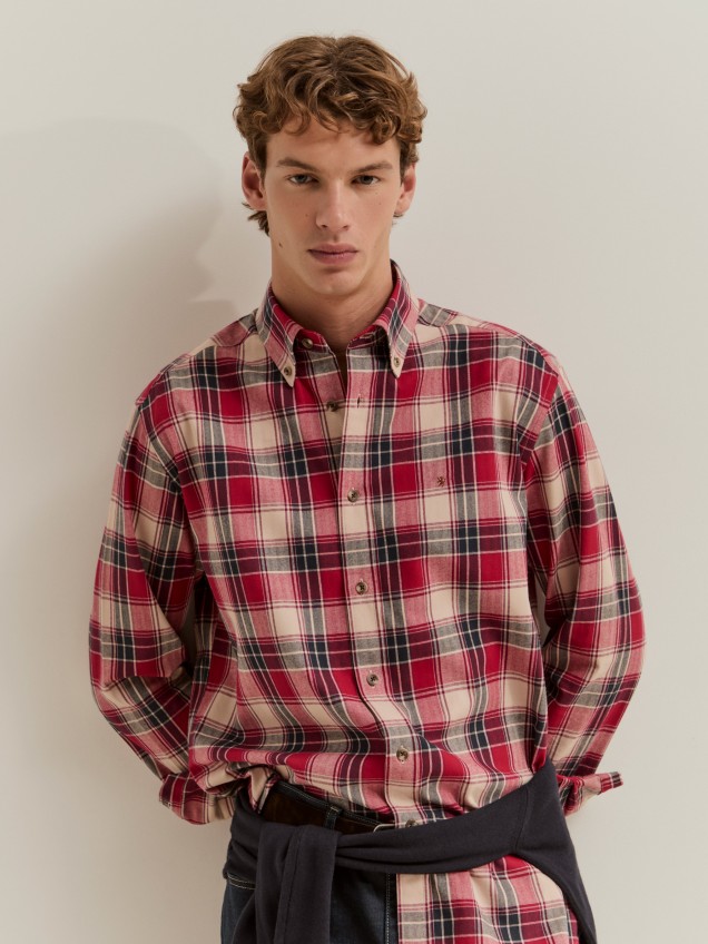 Camisa xadrez regular fit