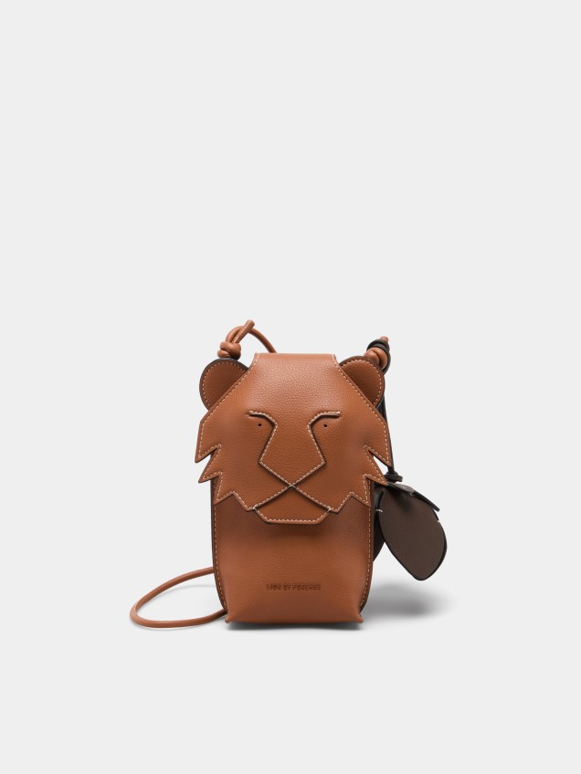 Lion-shaped mobile phone holder