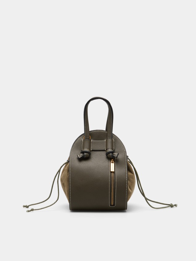 Mini bolso de mano a juego