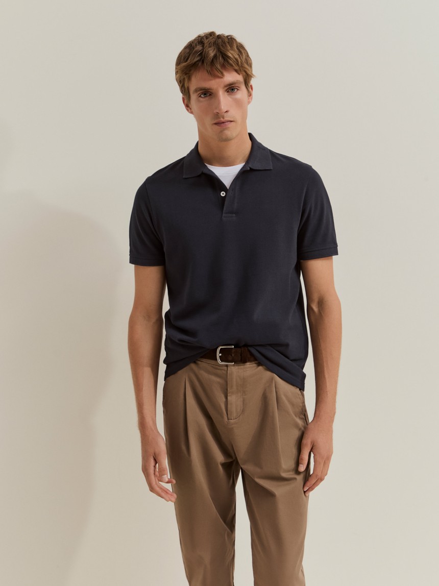 Polo piqu� de algod�o