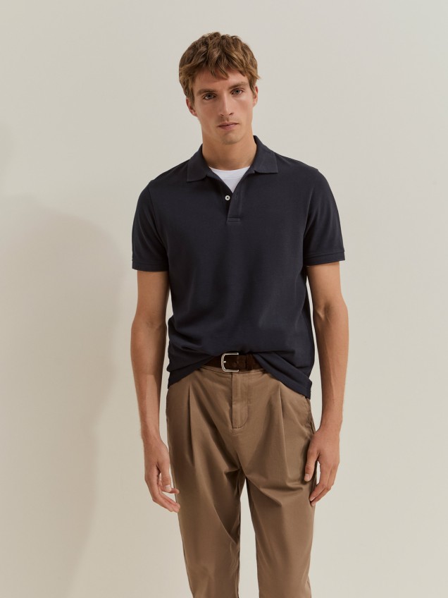 Polo de piqu� de algod�n