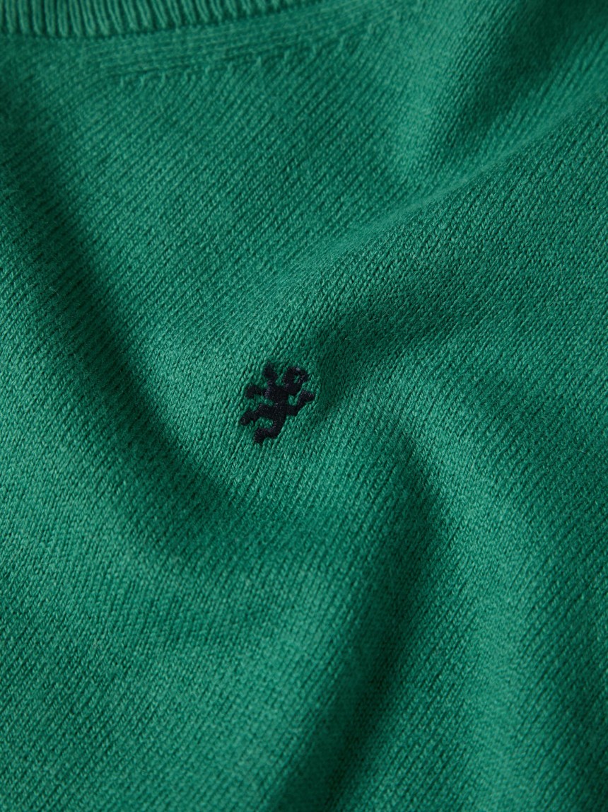 Pullover em algod�o e caxemira