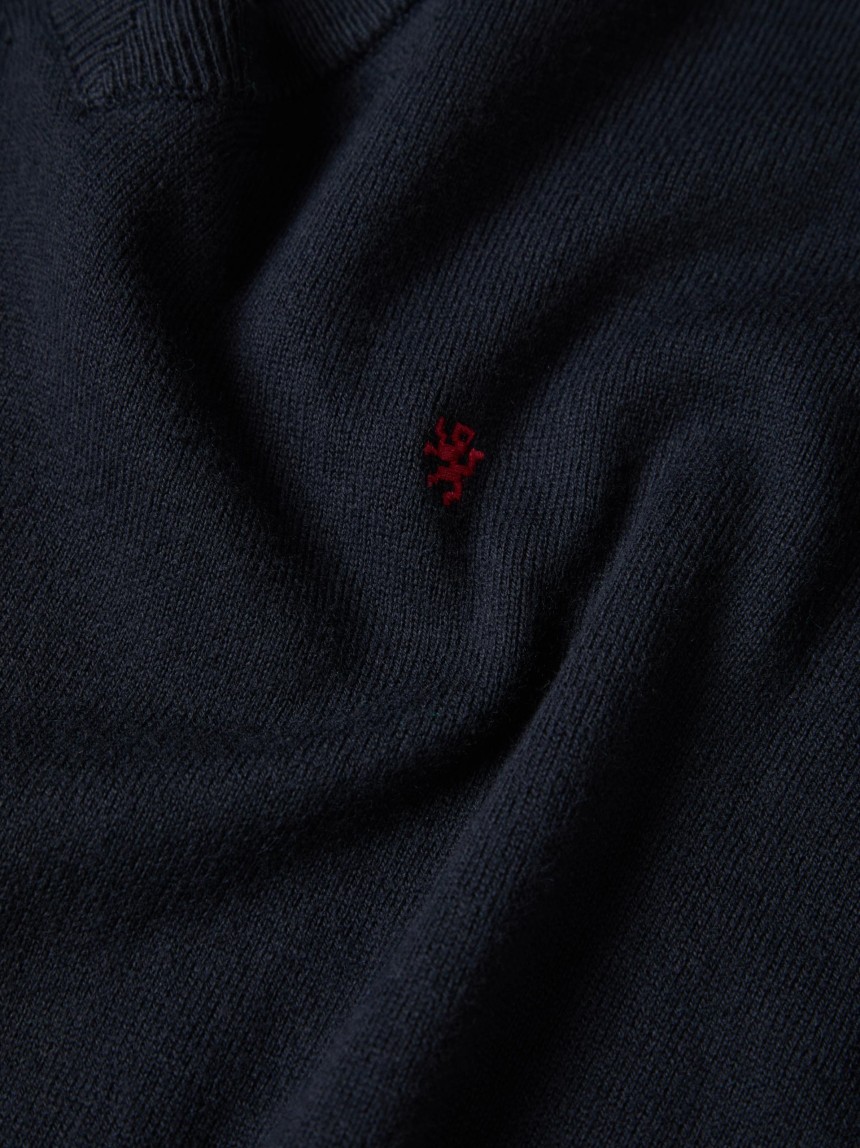 Pullover em algod�o e caxemira