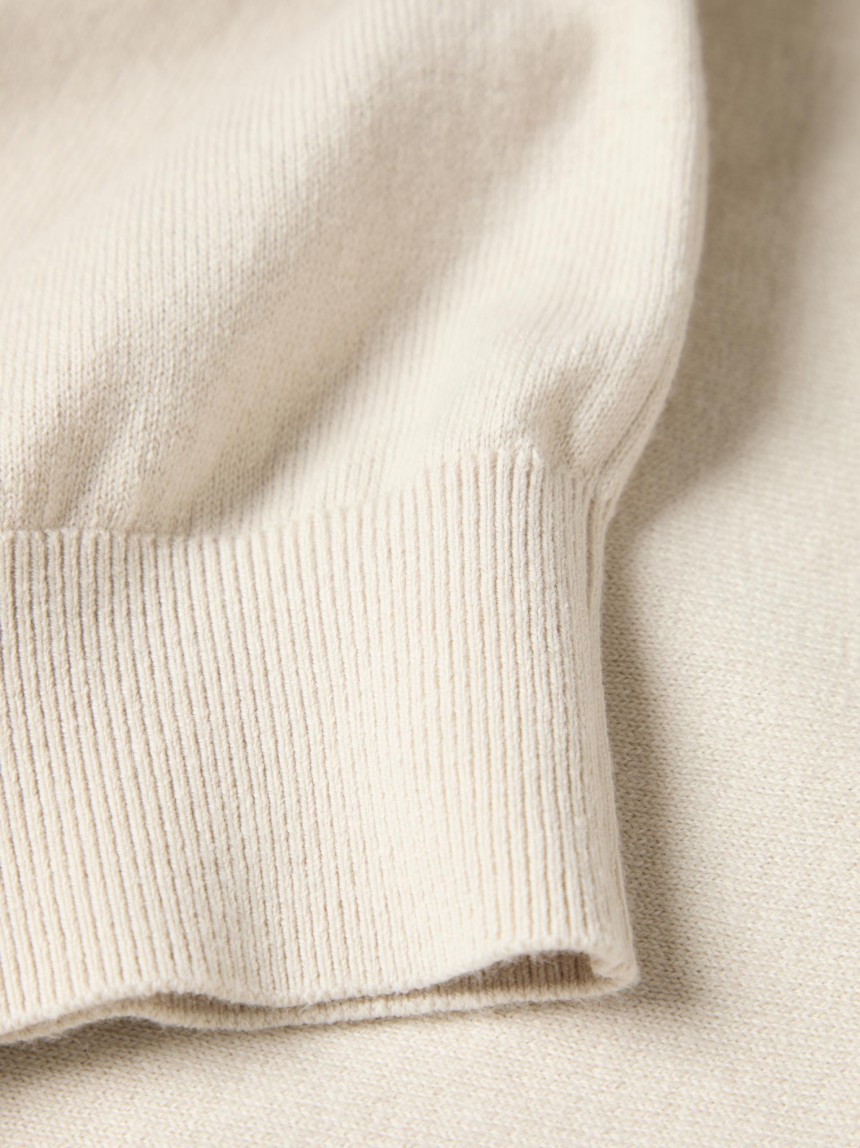 Camisola com algod�o e caxemira