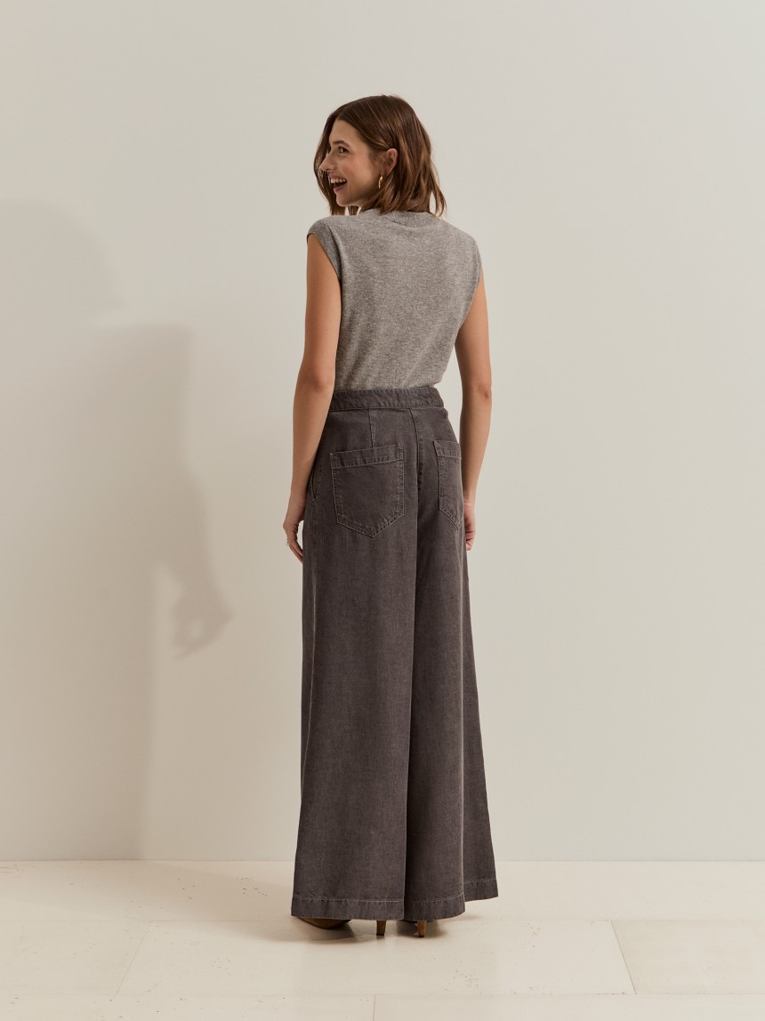 Wide leg jeans