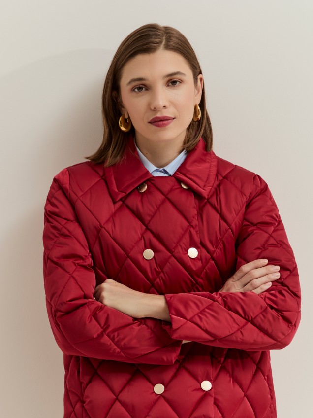 Short quilted jacket