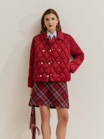Short quilted jacket