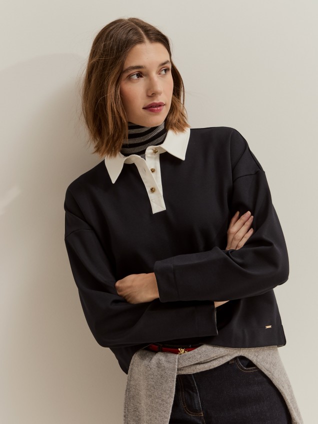 Camisola bicolor