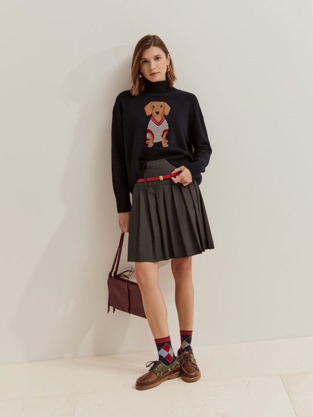 Jersey de lana con Teckel - Image product