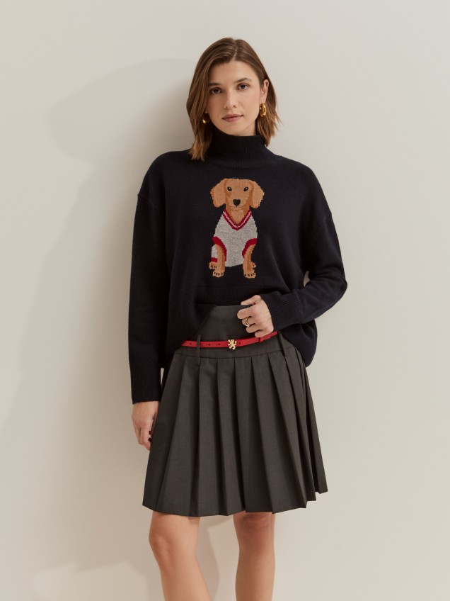 Jersey de lana con Teckel - Image product