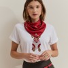 Len�o estampado em seda