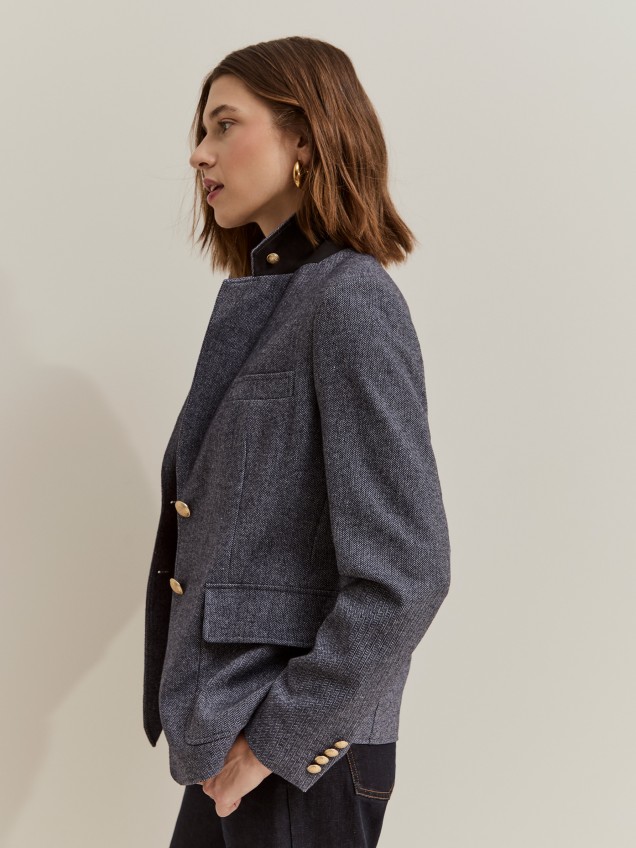 Blazer com padr�o espinha - Image product