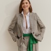 Chequered blazer