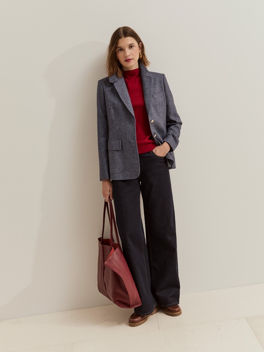 Blazer com padr�o espinha