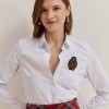 Shirt with a badge