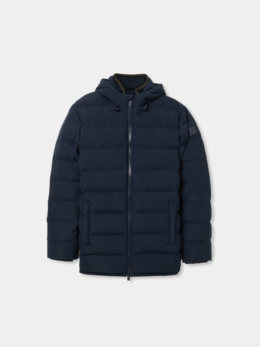 Blus�o acolchoado com capuz