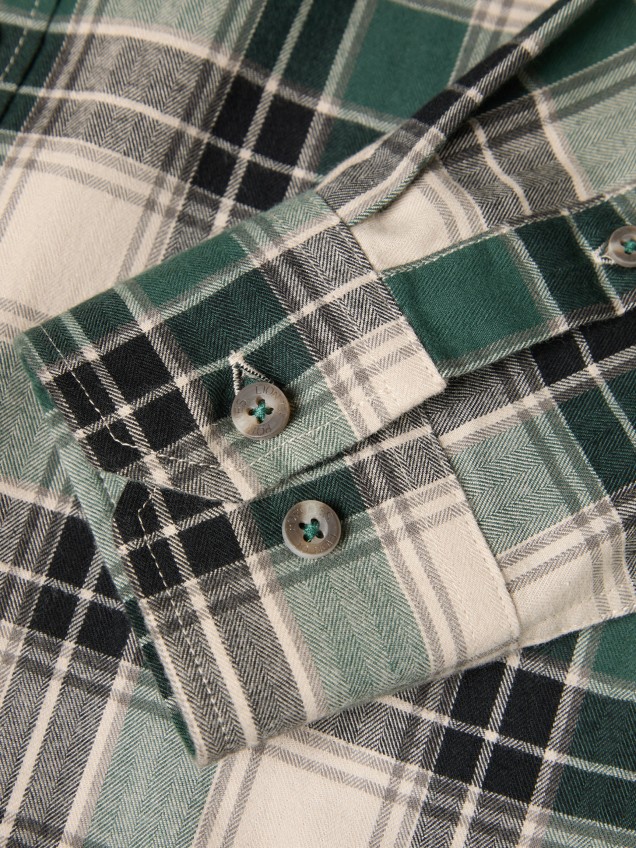 Regular fit plaid shirt - Image product
