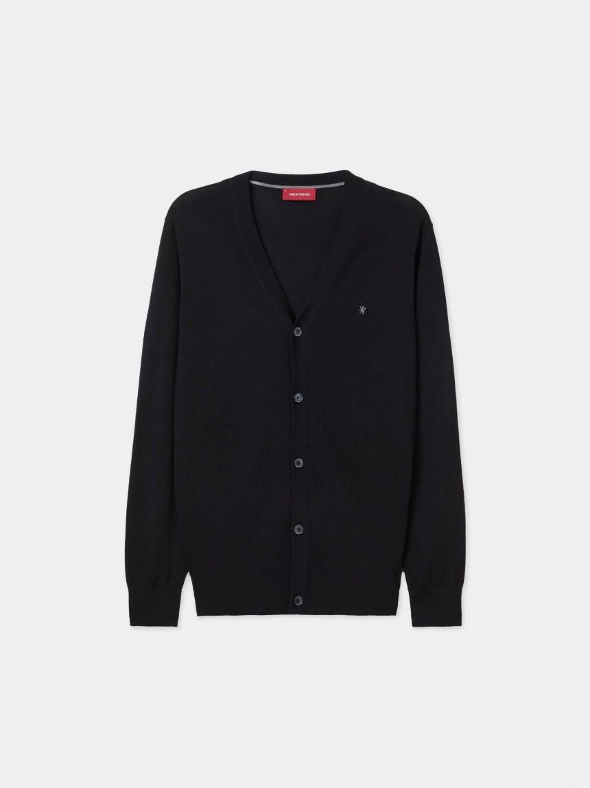 Chaqueta de punto de lana