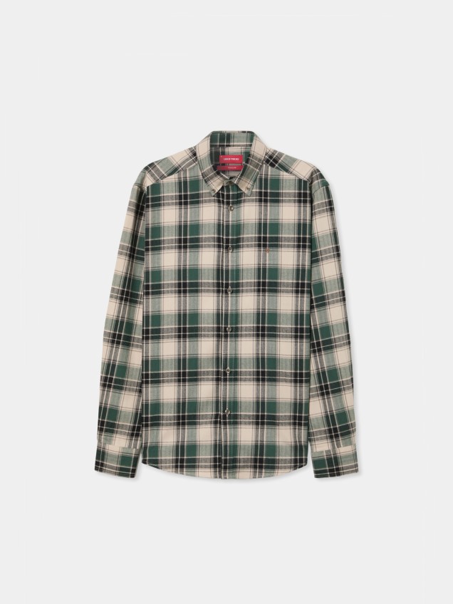 Regular fit plaid shirt - Image product
