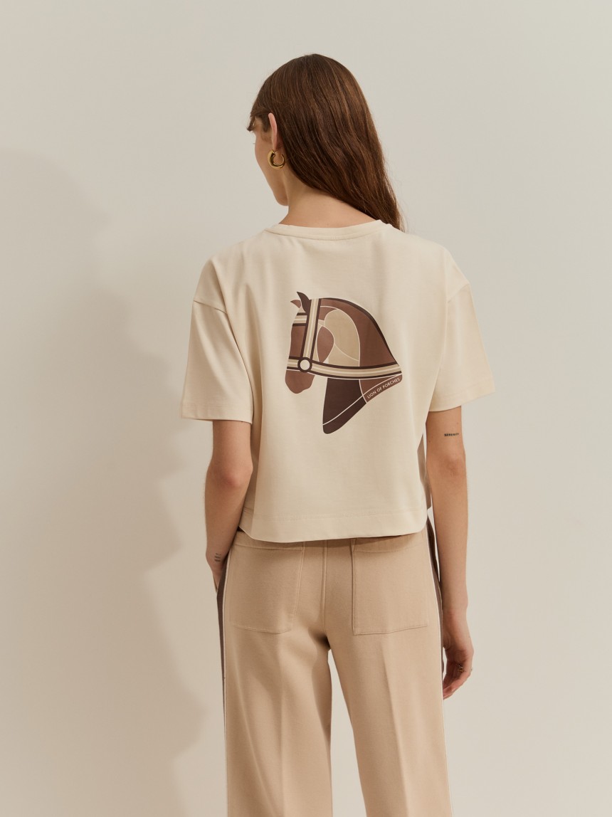 Camiseta de algod�n edici�n ecuestre
