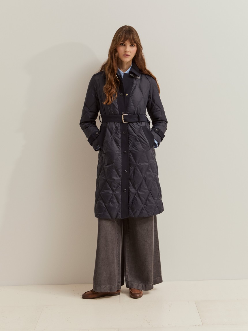 Padded down jacket