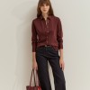 Camisa de algod�n de corte regular