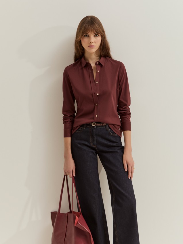 Camisa de algodón de corte regular - Image product