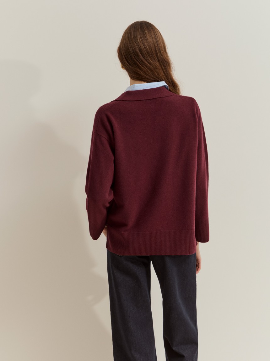 Camisola de l� com brilho