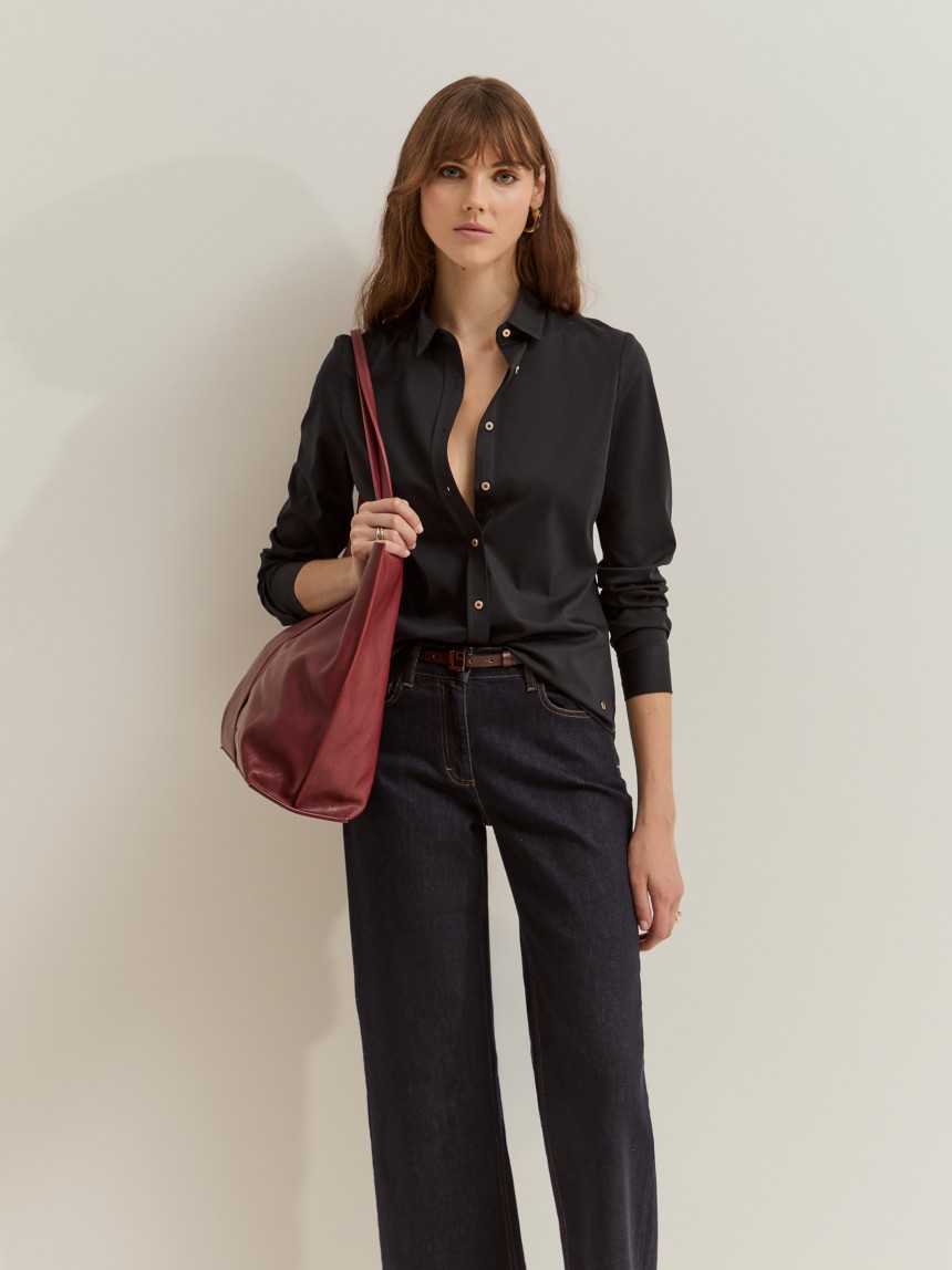 Regular fit cotton shirt