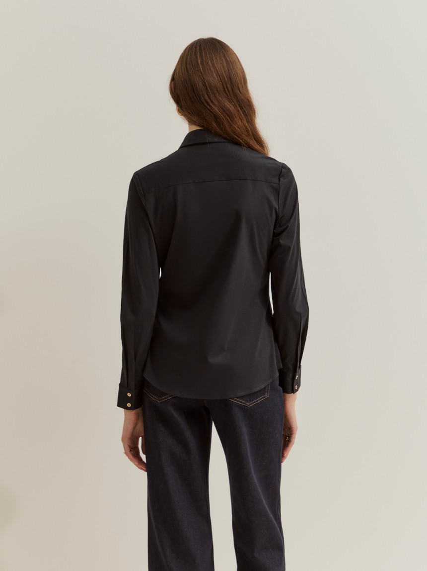 Regular fit cotton shirt
