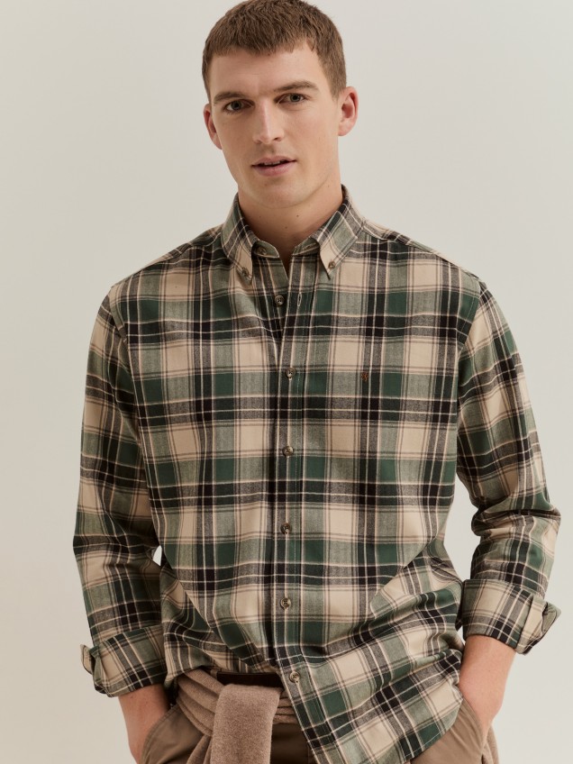Camisa a cuadros de corte regular - Image product