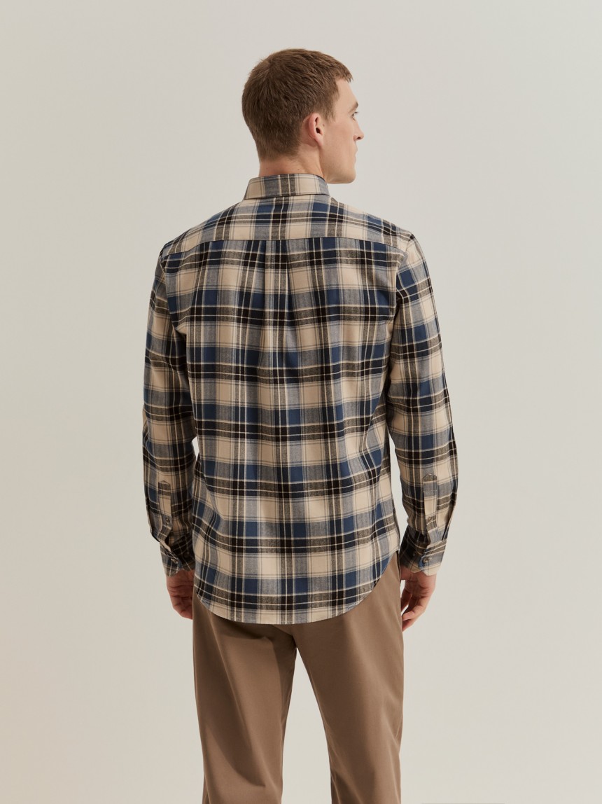 Camisa xadrez regular fit