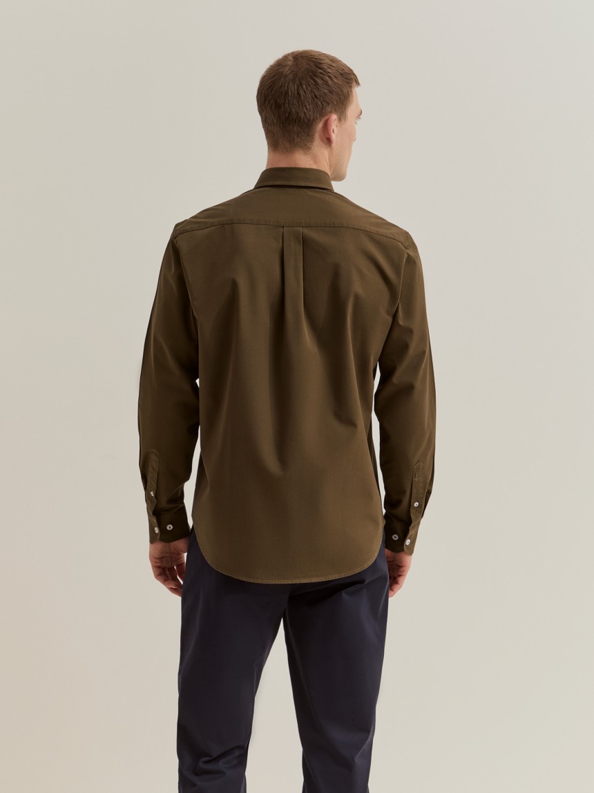 Regular-fit cotton shirt