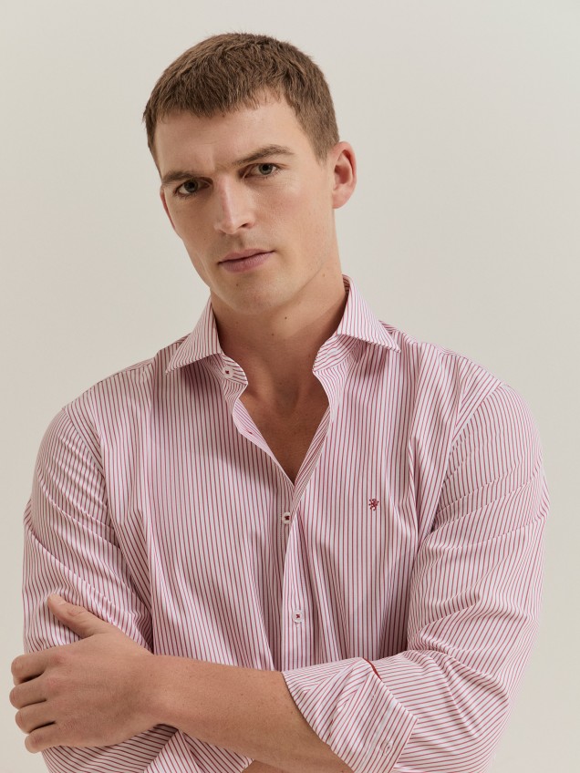 Camisa de corte regular a rayas - Image product