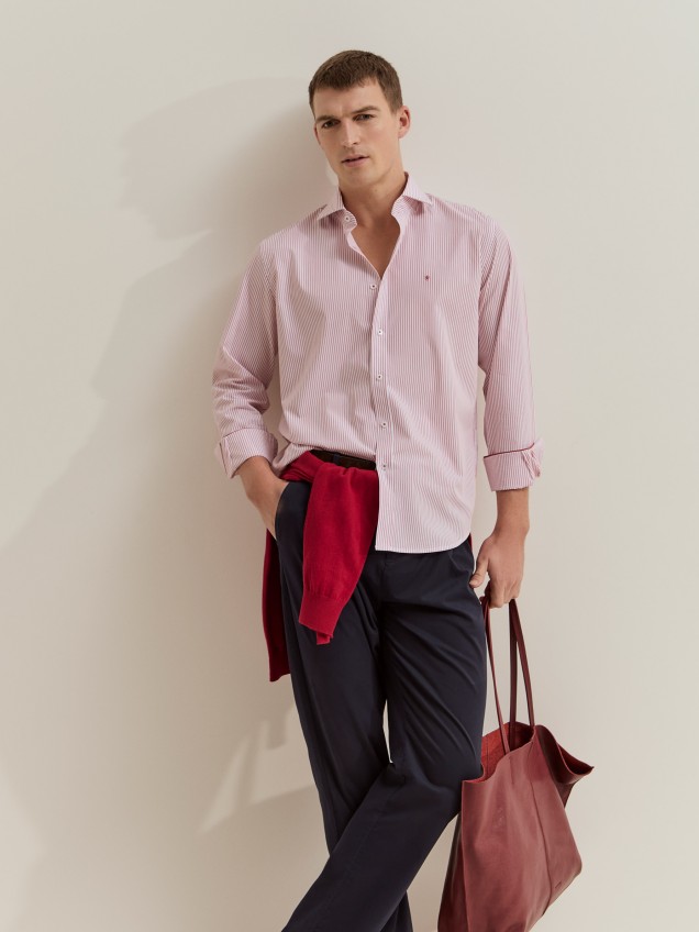 Camisa de corte regular a rayas - Image product