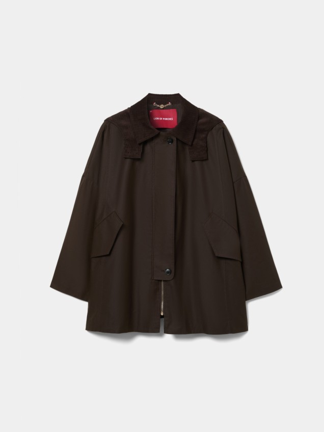 Oversized coat with hood Oversized coat with hood