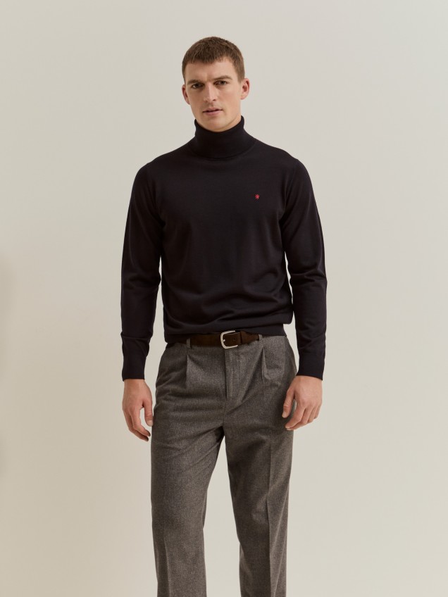 Jersey de cuello alto de lana - Image product