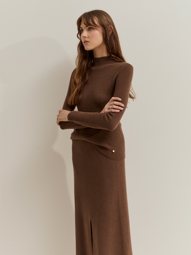 Shimmery knitted skirt - Image product
