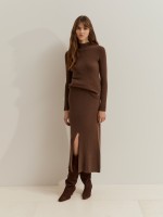 Shimmery knitted skirt