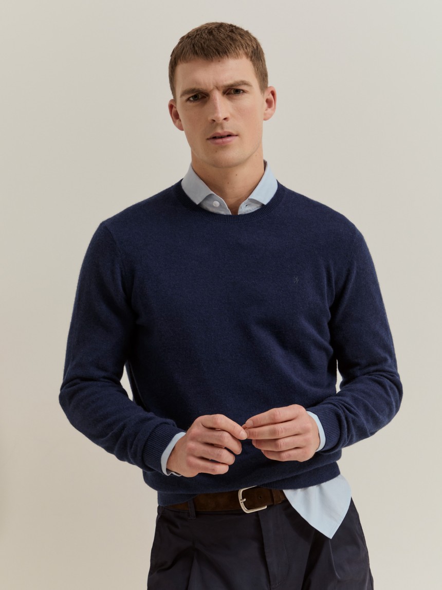 Camisola em l� e caxemira