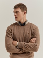 Camisola em l� e caxemira