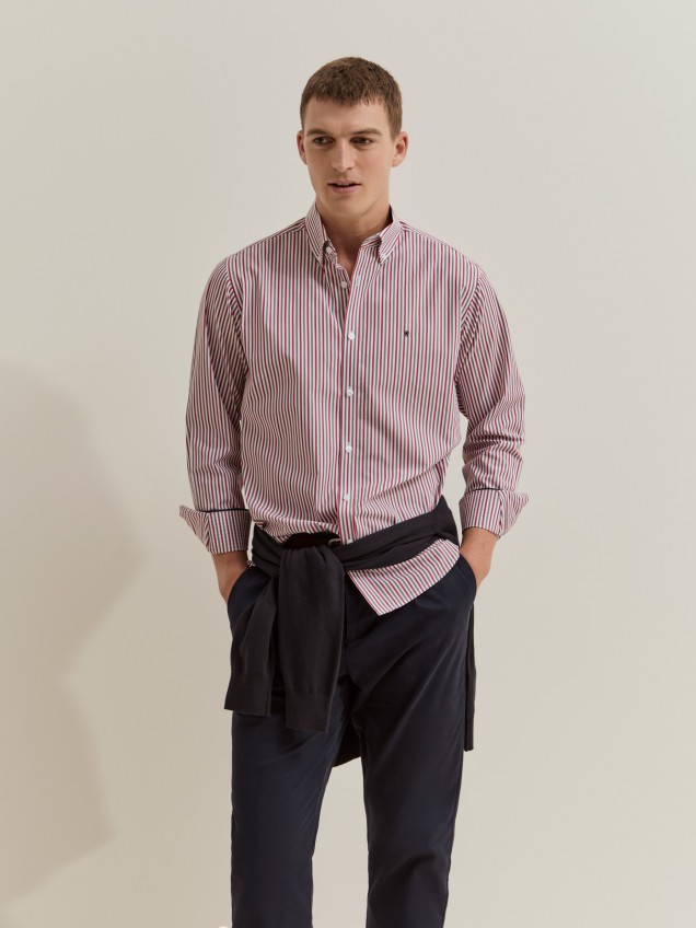 Camisa de rayas de corte regular - Image product