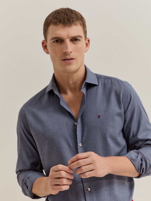 Camisa de franela de corte ajustado - Image product