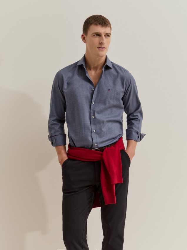 Camisa de franela de corte ajustado - Image product